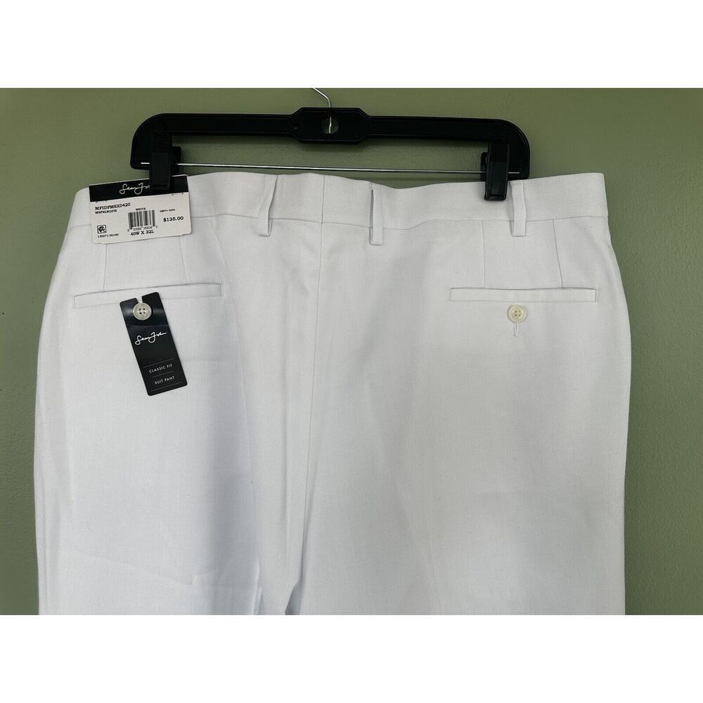 Sean John Men's Dress Suit Pants White Various Sizes NWT $135 Formal Wedding​​ - Picture 8 of 10